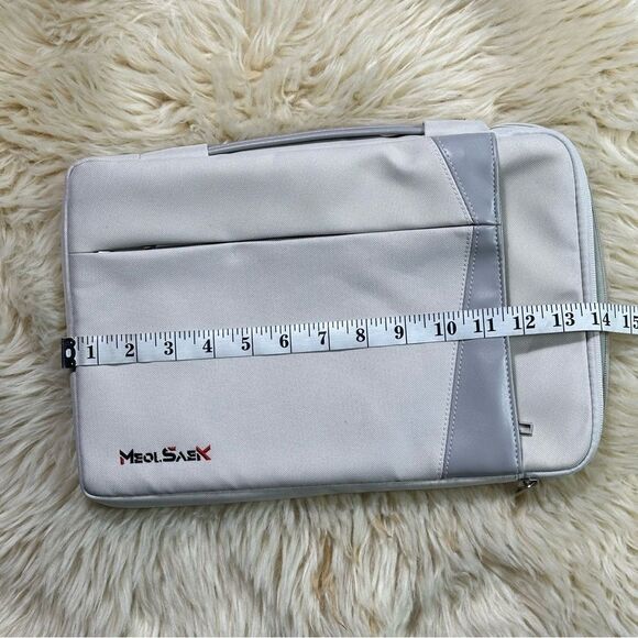 White Tablet Sleeve with Handle and Storage by - Picture 6 of 12